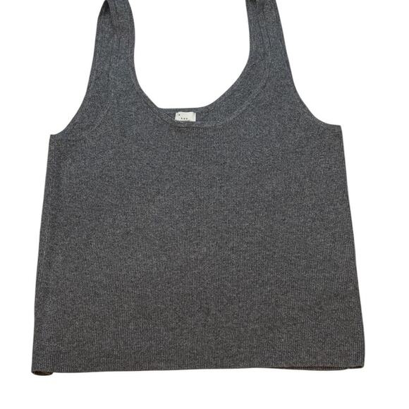 A New Day Gray Ribbed Tank Top – Classic Sleeveless Knit Camisole, Minimalist - Picture 1 of 4